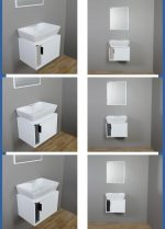 روشویی کابینتی تولیپ