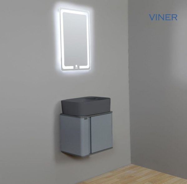 روشویی کابینتی وینر 45 طوسی