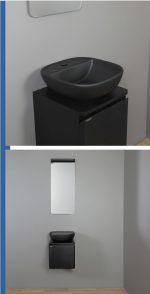 روشویی کابینتی ویونا مشکی